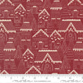 Gingerbread Lane Cranberry 26150 18 Moda #1