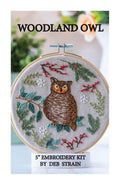 Embr Kit Woodland Owl DSS 016 Deb Strain Stitchs