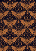 Orange floral bat - A720.1 Cast a Spell
