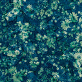 HydroHue Batik Floral - DK Denim B1028-W