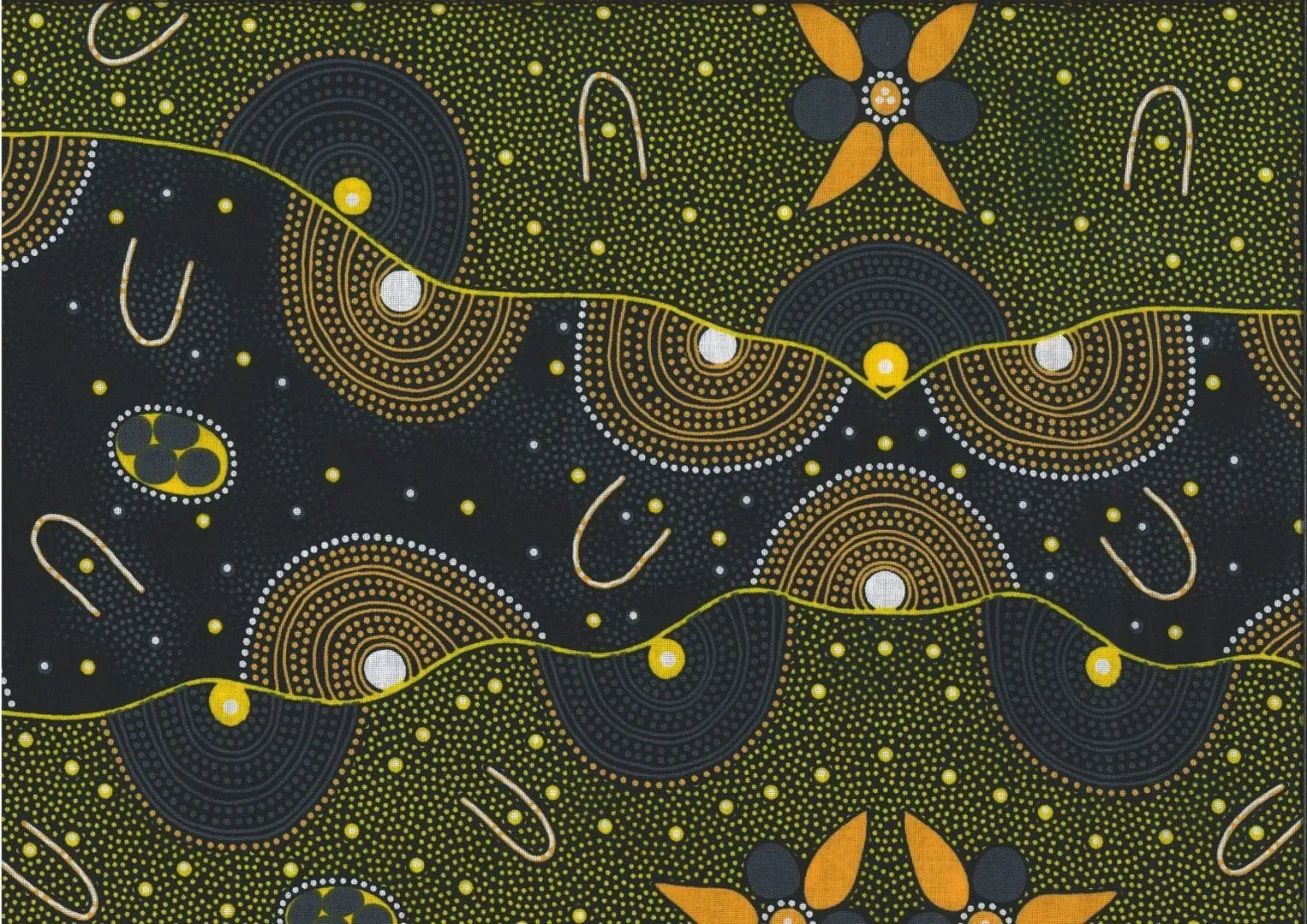 Bush Tucker Dreaming Gold By Tanya Price