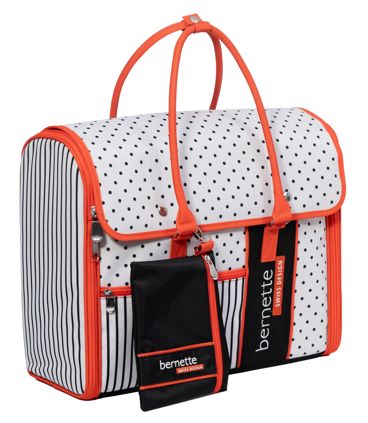 bernette Polka Tote & Pouch