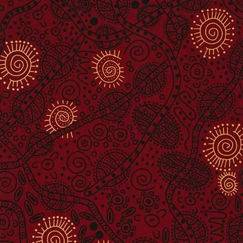 Bush Tucker Red by June Smith