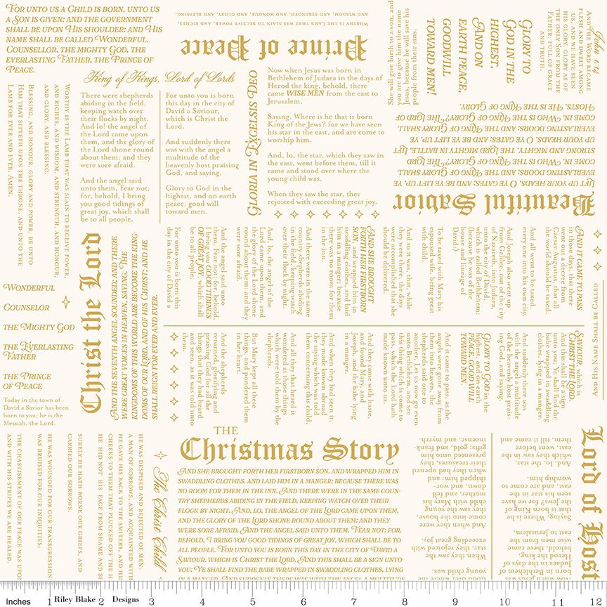 Christmas Wishes Christmas Story Cream C15047-CREAM