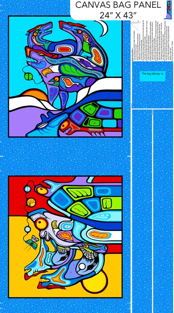 The Four Seasons Canvas Bag Panel 24" C29034-64