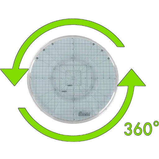 Cutterpillar Glow Swivel Rotating Cutting Mat #CPP-SWIVEL