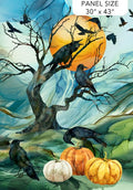 Raven's Call Panel Teal Multi 30"x43"