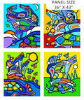 The Four Seasons Panel 36" DP29025-10