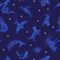 Space Glow Constellations Bright Dark Blue A739.2