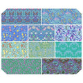 Kaffe x Morris & Co-Blues Fat Quarter 10pcs
