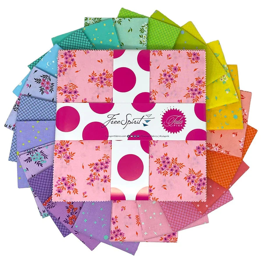 Free Spirit - Full Moon Forest II 10 inch Charm Pack by Tula Pink 42 pcs