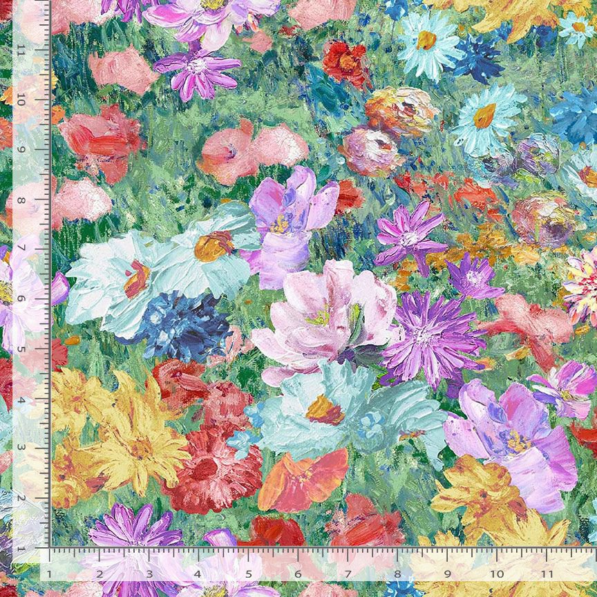 Impression Multi Floral CD4191-GREEN