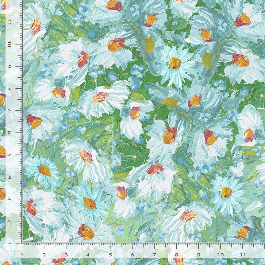 Painted Daisy Floral CD4193-SAGE