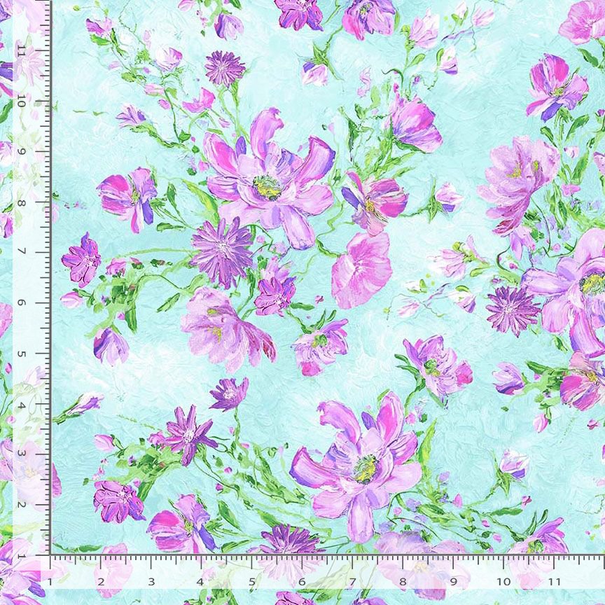 Floral Bouquets CD4194-BLUE