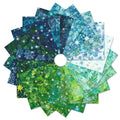 Fat Quarter Evergreen Ice, 20pcs/bundle FQ-2329-20