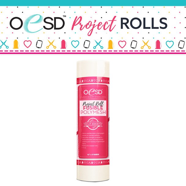 Project Roll Fusible Woven White