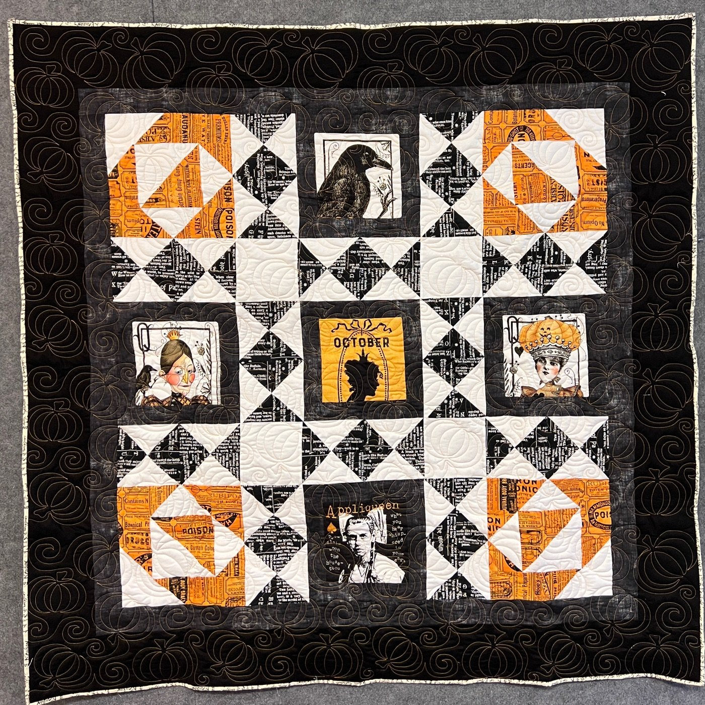 Halloween Blocks 56" x 56"