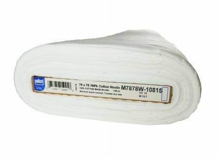 78 x 78 TC White Cotton Muslin 108in