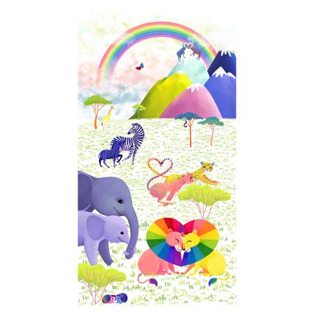 Love in the Wild - Panel || Love in the Wild Minky