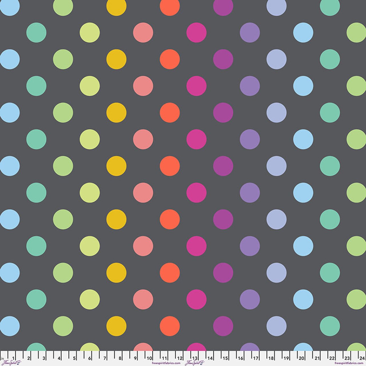 Disco Poms - Shadow || Graywork & True Colors Minky