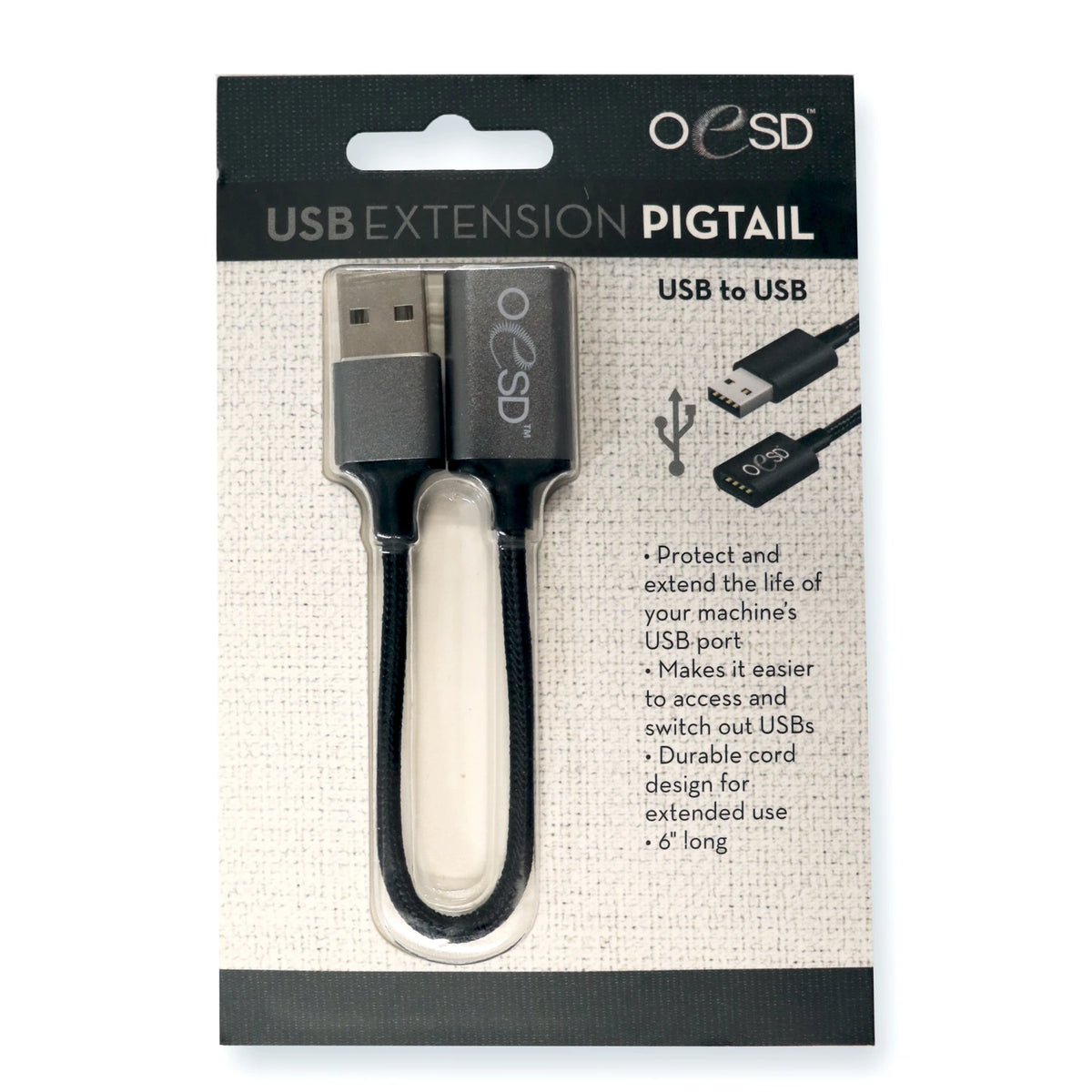USB Extension Pigtail 6in #OESD806