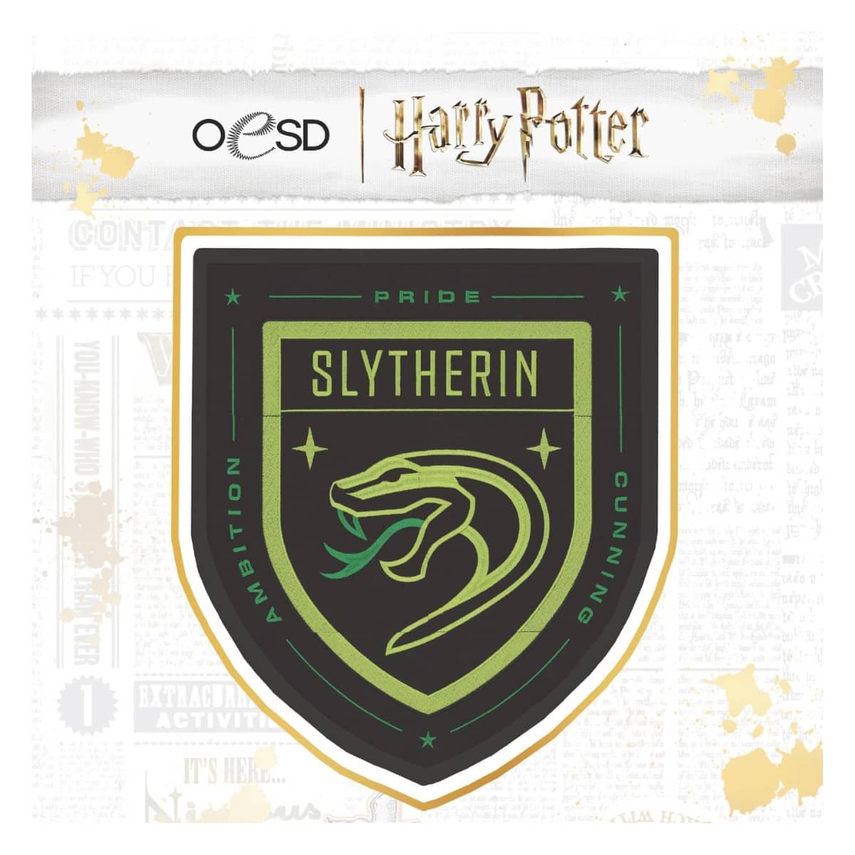 Harry Potter Slytherin House Banner Tiling Scene USB