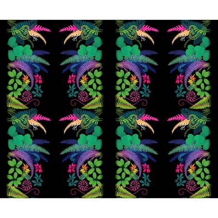 Fern Curl Border Black