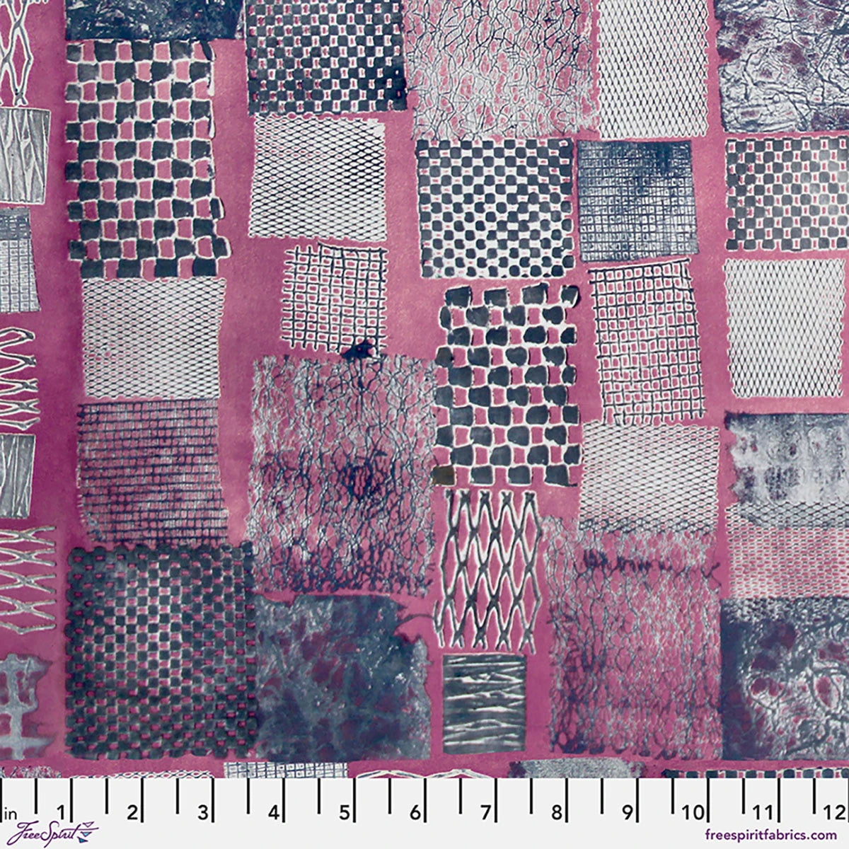 Into Focus Pink Patchwork Boysenberry