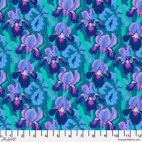 Small Mysthical Iris - Deep Blue