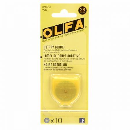 Olfa 28mm Rotary Blade-10 PACK