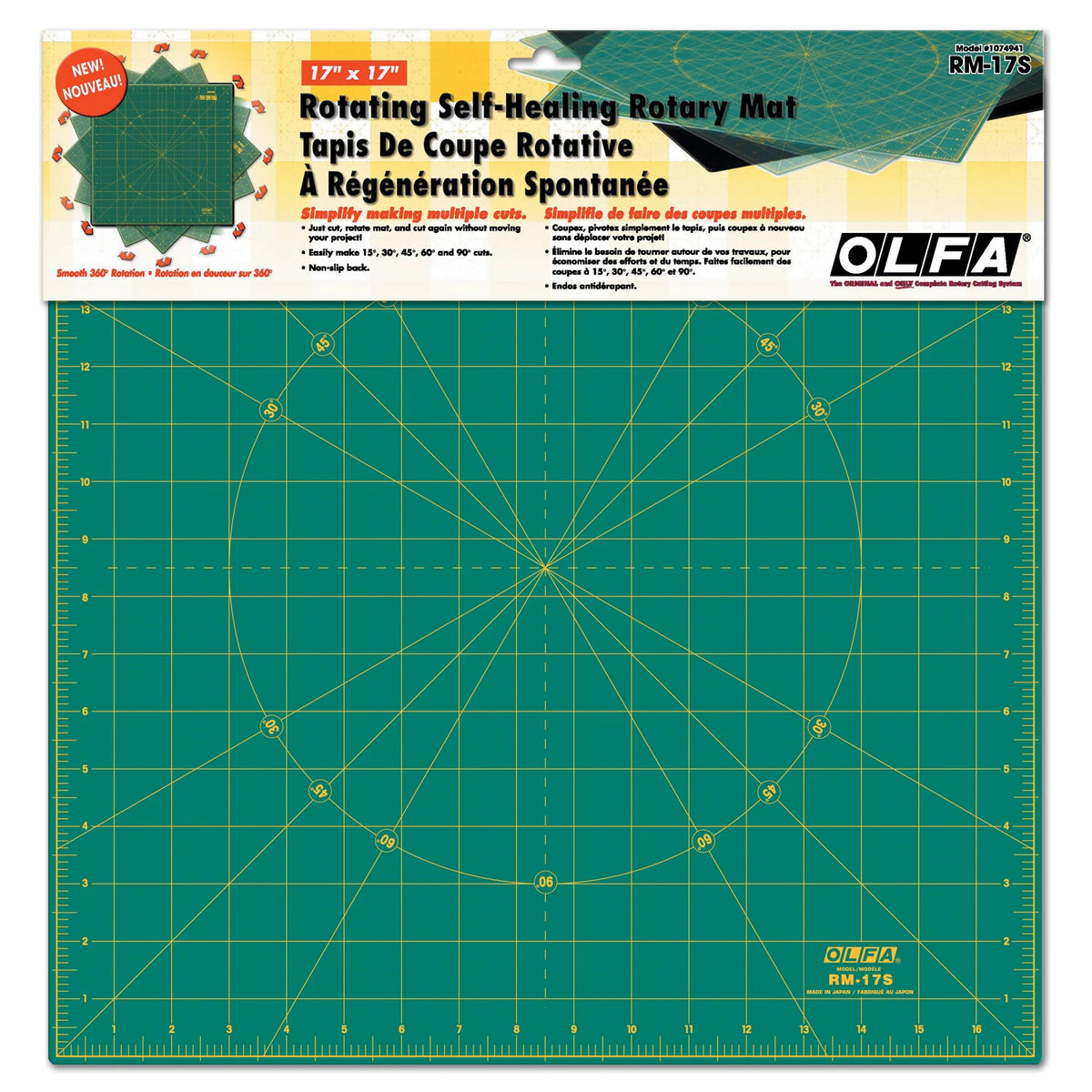 Spinning Square Cutting Mat 17in # RM-17S
