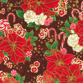 SRKM-22945-113 CRANBERRY from Holiday Flourish-Peppermint Twist