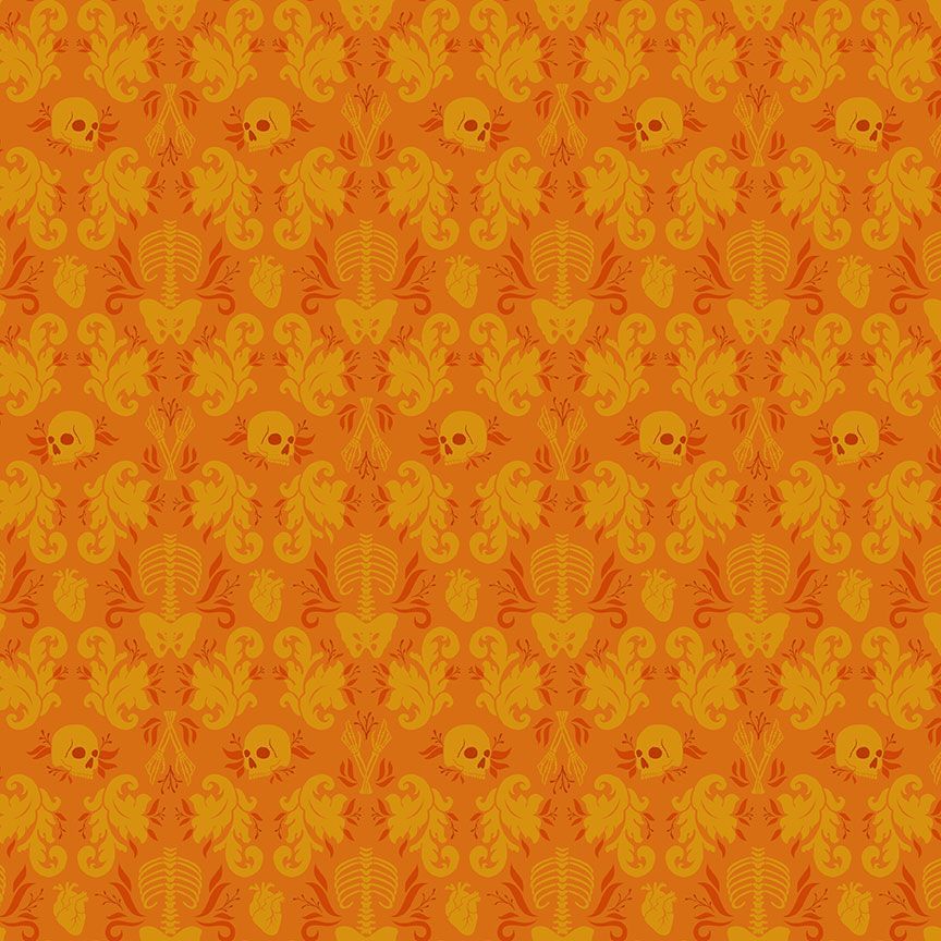 Damask Fatale Redeux STELLA-DCM3810 Lava Flow