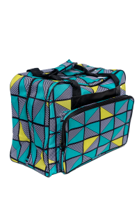 Janome Geometric Green & Yellow Tote