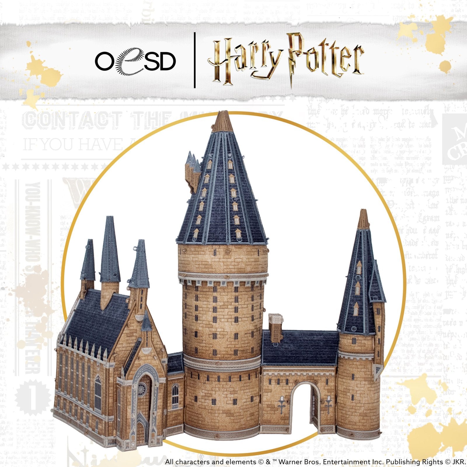 Harry Potter Freestanding Hogwarts Castle USB