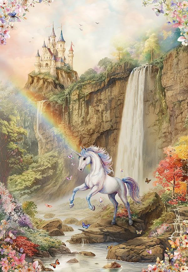 Rainbow Stardust Fables 30" Panel