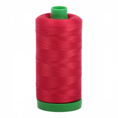 Mako Cotton Embroidery Thread 40wt RED