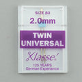 Klasse Twin Universal 80/2.0mm needles
