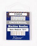 Klasse Titanium Universal 75/11 needles (4 pk)