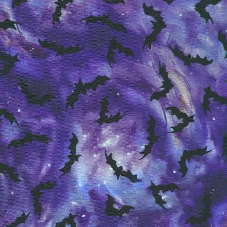 Moon Spell APYD-23693-460 Midnight Purple Bats