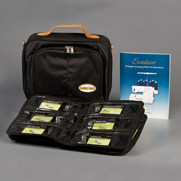 BABYLOCK OVATION FOOT KIT 22 ACCESSORIES IN HANDIBAG
