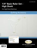 BabyLock 1/4in Basic Ruler Set - High Shank