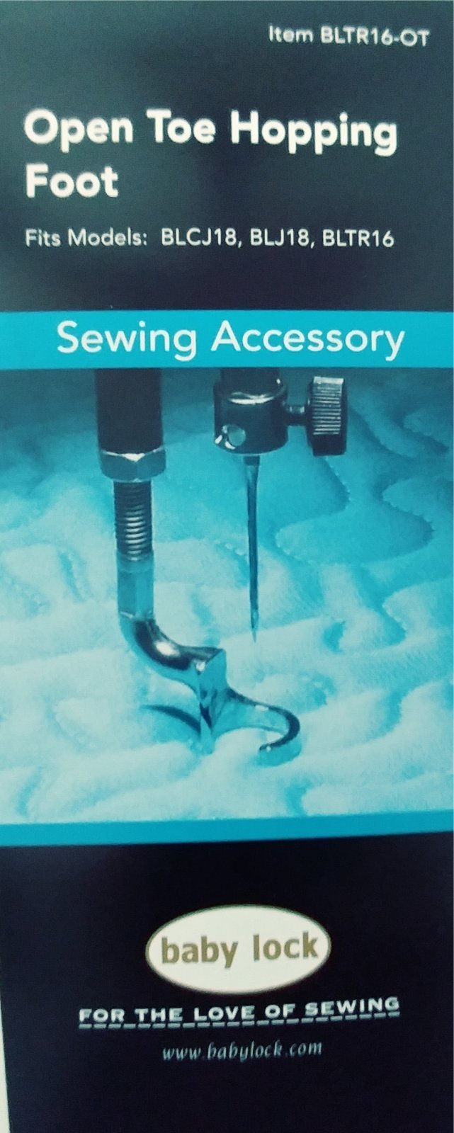 BabyLock Open Toe Hopping Foot - BLTR16-OT