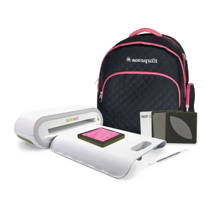 Accuquilt Go! Bolt On-the-Go Starter Pack(with backpack) #56480
