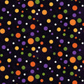 Spooky Aura-Black Polka Dots w/Glow
