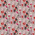Spread The Word - Pink Newspaper with Abstract Dots