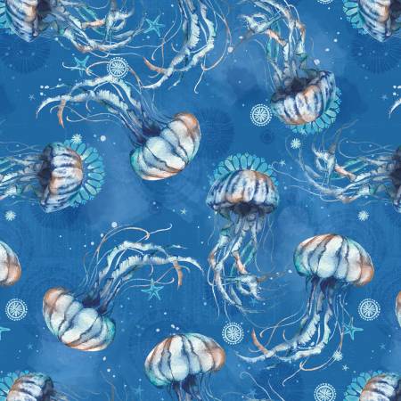 Seatopia Med. Blue JellyFish 4561-72