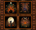 Harvest Haunt Block Panel 36" Black