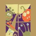 Batiks Fright This Way Sugar Cookie 24" Panel