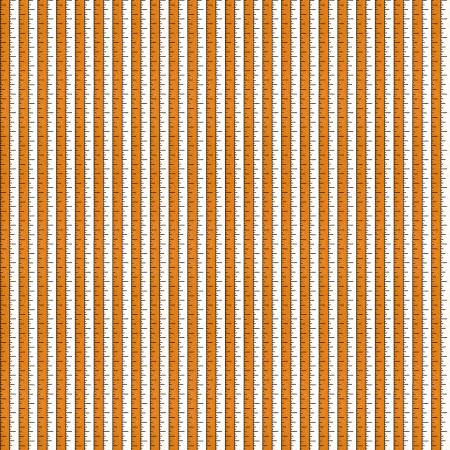 Costume Maker's Act II Tape Measure Orange